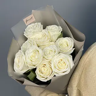 Букет из 11 белых роз Playa Blanca