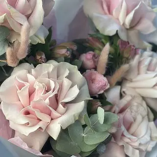 Сборный букет Клубничный сироп M