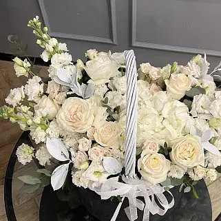 Цветочная корзина Вайт