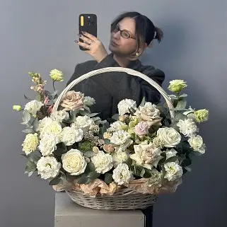 Цветочная корзина Амели