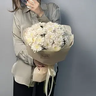 Букет из 9 кустовых хризантем Pastela Rose