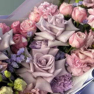 Сборный букет Сиреневый L