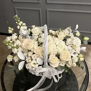 Цветочная корзина Вайт