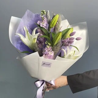 Сборный букет Сиреневый туман