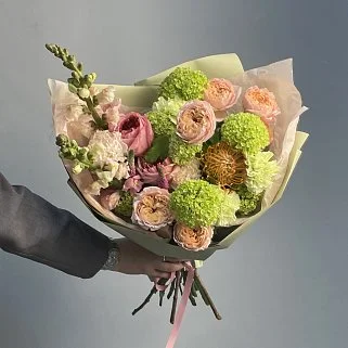 Сборный букет Тропический сад M