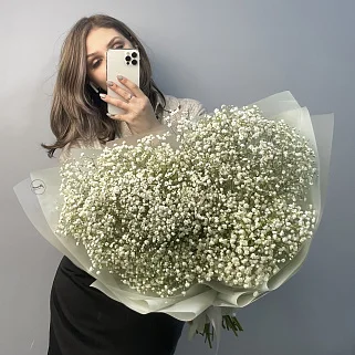 Букет из 15 веточек гипсофилы