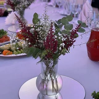 Полевой букет на стол гостей