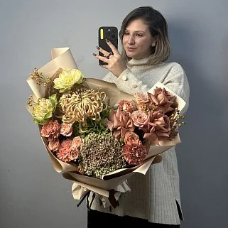 Сборный букет Сэптемпбер L