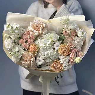 Сборный букет Тепло L