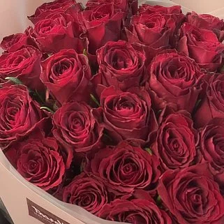 Букет из 35 красных роз 40см (Кения)