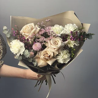 Сборный букет Ваниль