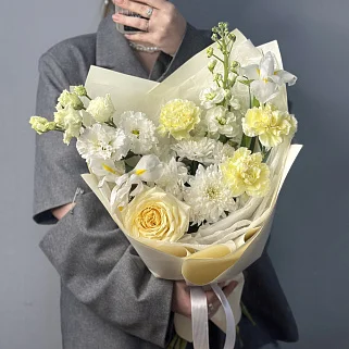 Сборный букет Теплый весенний S