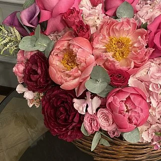 Цветочная корзина Блумин гарден