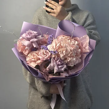 Сборный букет Пурпур