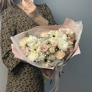 Сборный букет Нежная осень M