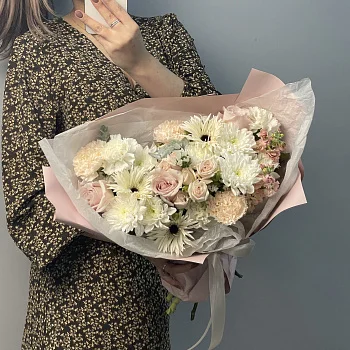 Сборный букет Нежная осень M