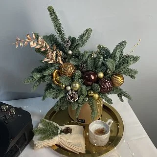 Зимняя композиция Брауни L