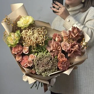 Сборный букет Сэптемпбер L