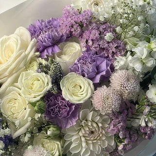 Сборный букет Лиловый L