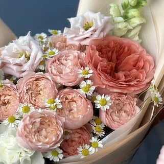 Сборный букет Тёплое лето M