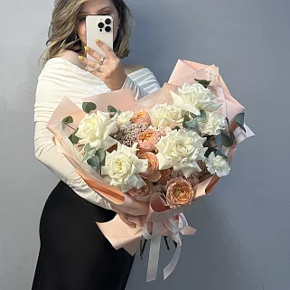 Сборный букет Сладкое облако M