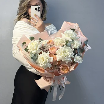 Сборный букет Сладкое облако M