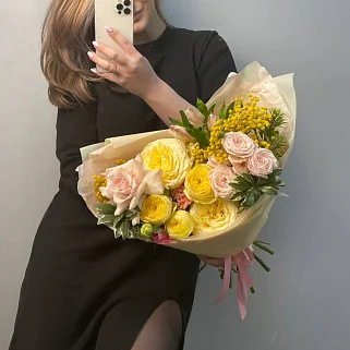 Сборный букет Щербет S