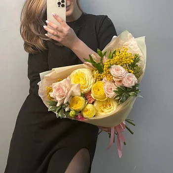 Сборный букет Щербет S