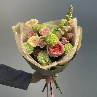 Сборный букет Тропический сад S