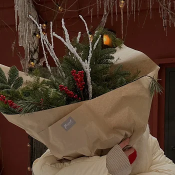 Зимний букет для дома Январь