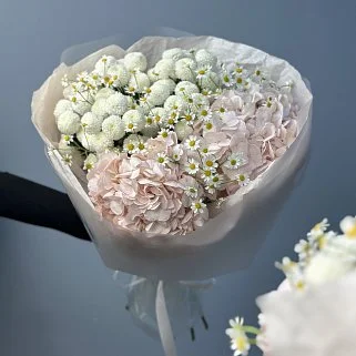 Сборный букет Цветочная поляна М