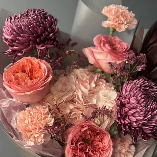 Сборный букет Ягодный раф M