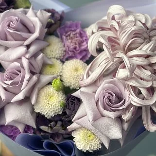 Сборный букет Сиреневая осень S