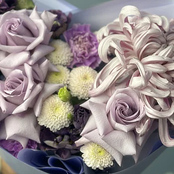 Сборный букет Сиреневая осень S