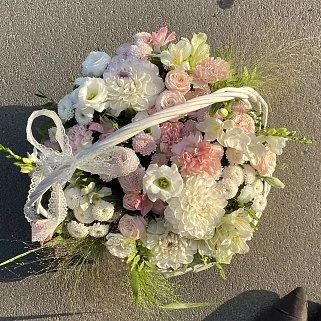 Цветочная корзина Сентябрь L