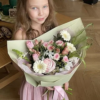 Сборный букет Завтрак на траве