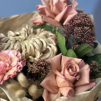 Сборный букет Карамельный раф