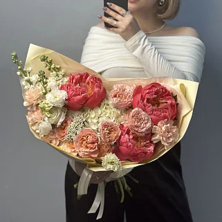 Сборный букет Летний полдень M