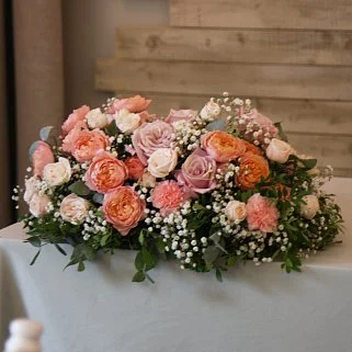 Розово-персиковая композиция #2