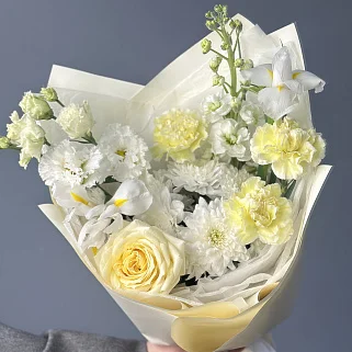 Сборный букет Теплый весенний S