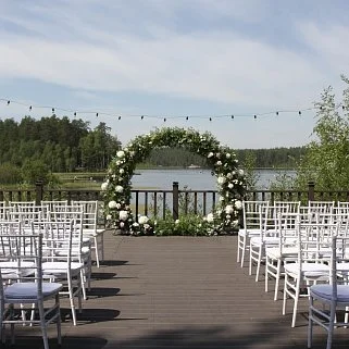 Арка из живых цветов #1