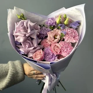 Сборный букет Сиреневый M