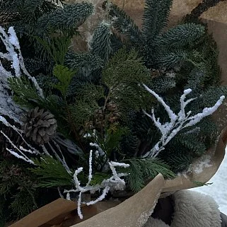 Зимний букет Охапка хвои