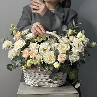 Цветочная корзина Софт S