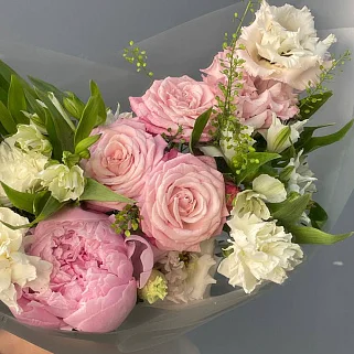 Сборный букет Пинк гарден S