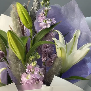 Сборный букет Сиреневый туман