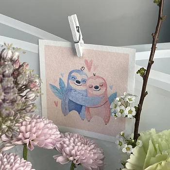 Открытка "Ленивцы"