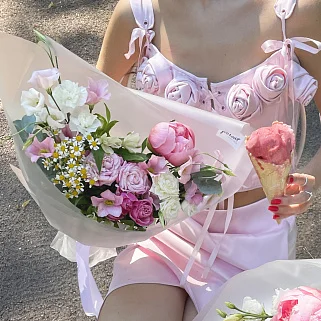 Сборный букет Летний сад S