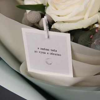 Открытка "До луны и обратно"