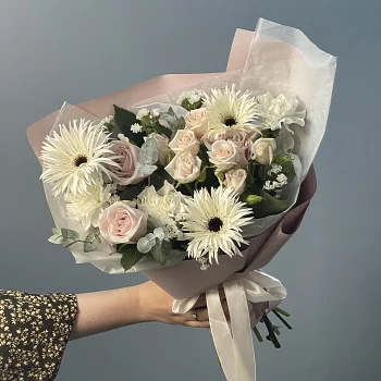 Сборный букет Нежная осень S